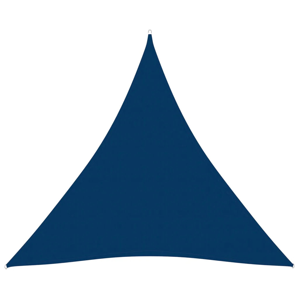 Voile d'ombrage bleu pour terrasse et jardin 5x6x6m Hellos