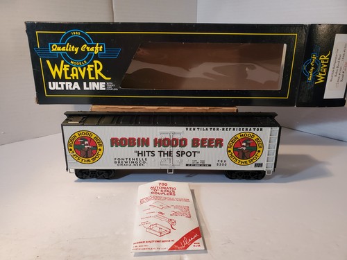 Weaver Ultra Line 2 rieles U3015 refrigerador lateral de madera coche Robin Hood cerveza #5300 | Zustand: New