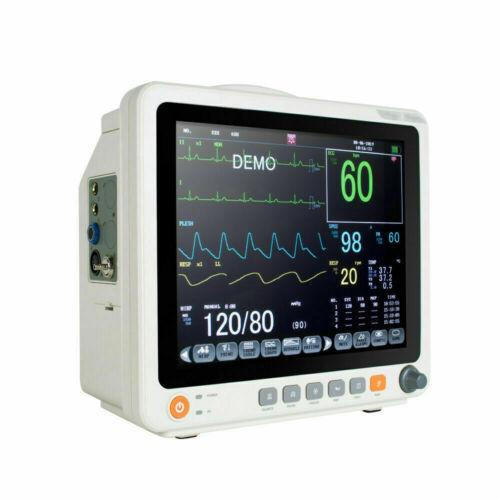 12.1 Inch Touchscreen Portable Patient Monitor Signs ECG NIBP SPO2 Temp