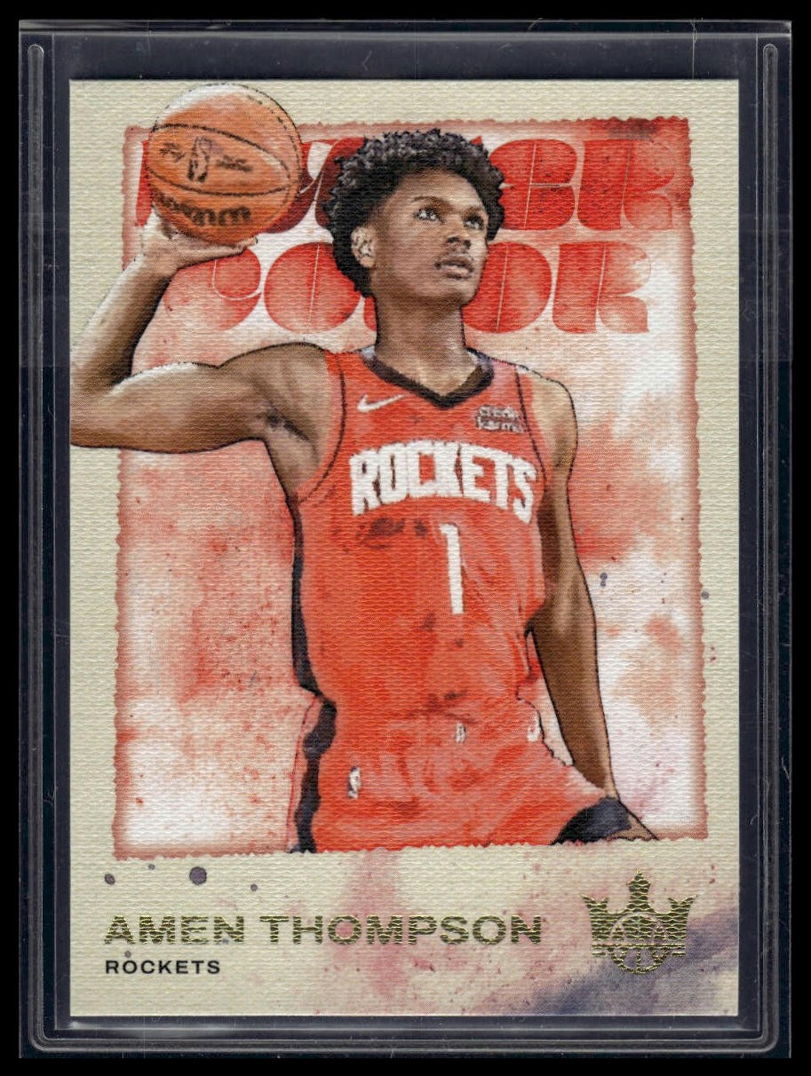 2023-24 Panini Court Kings #30 Amen Thompson Water Color