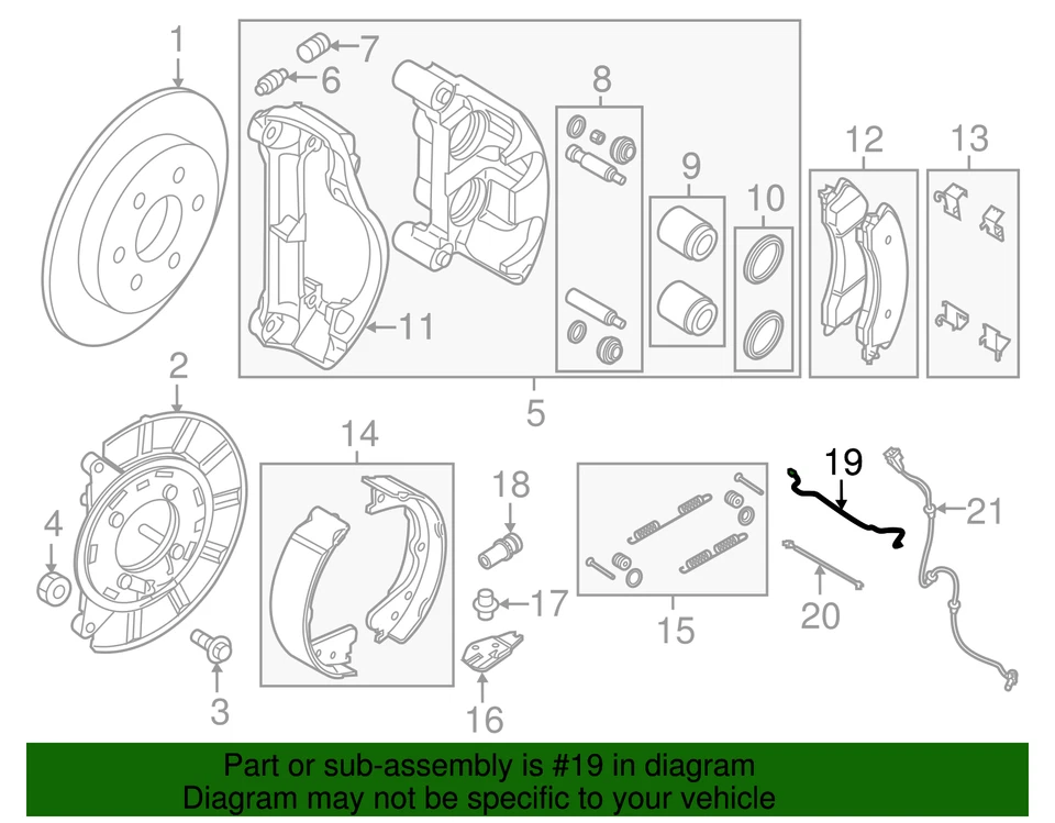 Genuine Nissan 2017-2024 Nissan TITAN - Brake Tube 46290-EZ00B - Image 2 of 2