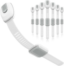 8 Packs Cabinet Locks Baby Proofing, Child Proof Cabinet Locks with 3M Adhesive,