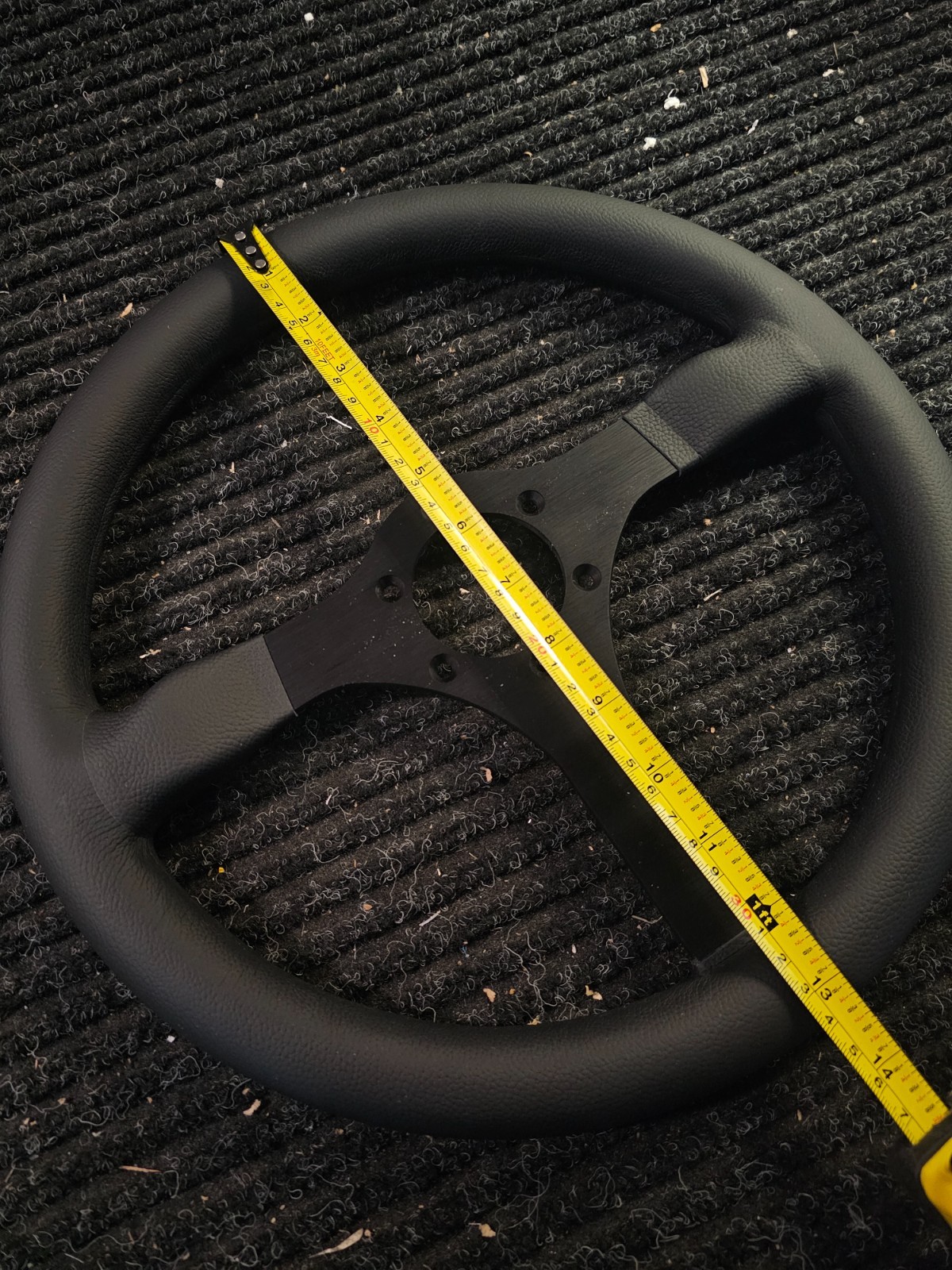 Volante Ferrari F40 Steering Wheel 350mm in Leather Black
