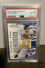 2000 Skybox Impact Tom Brady Rookie #27 PSA 8 Wolverines Patriots