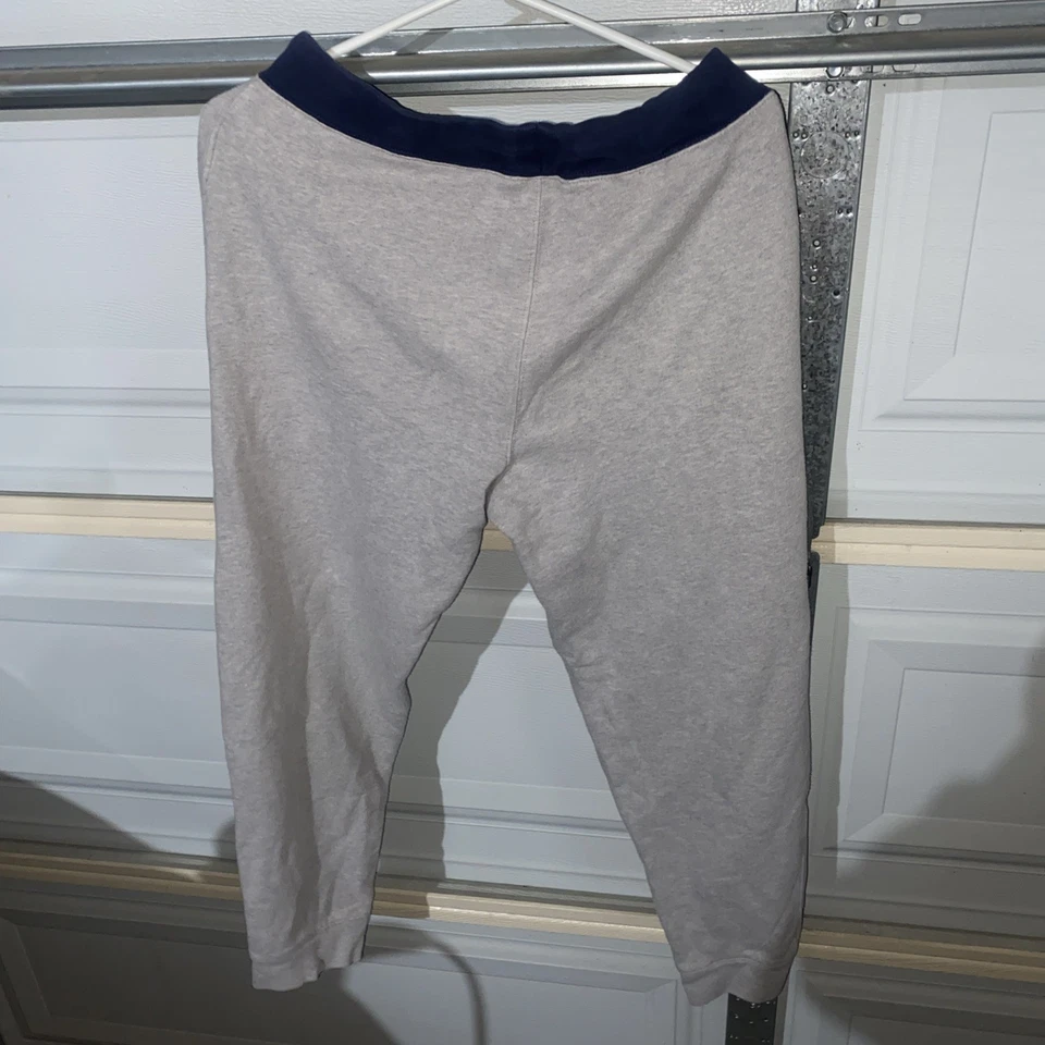 Молодежные тренировочные штаны Polo Ralph Lauren серые нашивки логотип XL 18/20 флисовые спортивные ретро - Изображение 4 из 4