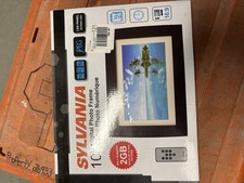 Sylvania 10" LED Multimedia Wood Finished Digital Photo Frame