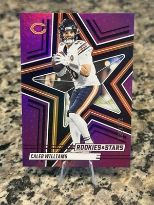 Panini Rookies & Stars Caleb Williams #64 Purple /999 Chicago Bears Chase Insert