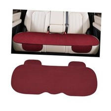 Osilly Car Back Seat Cover, Anti-Slip Long Vehicle Rear Bench Wine Red