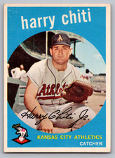 1959 TOPPS #79 HARRY CHITI A'S