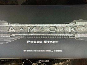AMOK Sega Saturn *Disk Only*