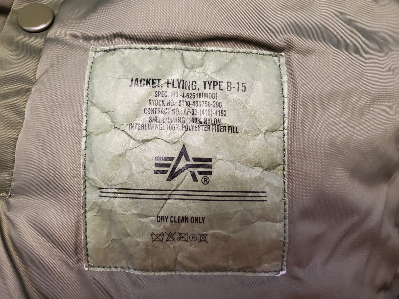 Alpha Industries Jacket Small Size - image 6