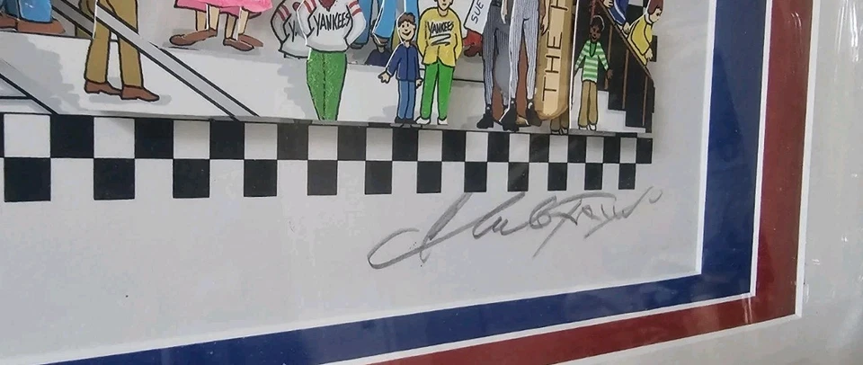 Obra de arte 3D enmarcada de Charles Fazzino, NY YANKEE, serie Subway 2000, inscrita   Foto 2 de 4