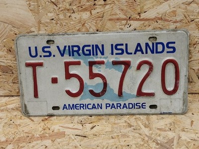 NUMMERNSCHILD U.S. US VIRGIN ISLANDS - AMERICAN PARADISE - T-55720