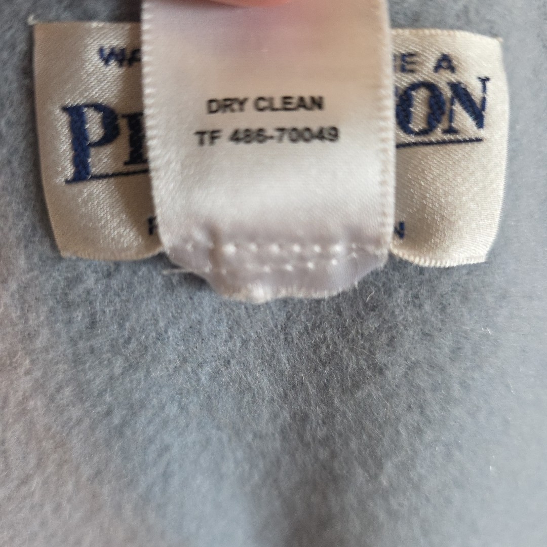 Pendleton Wool Jacket Coat Reversible Gray Light … - image 13