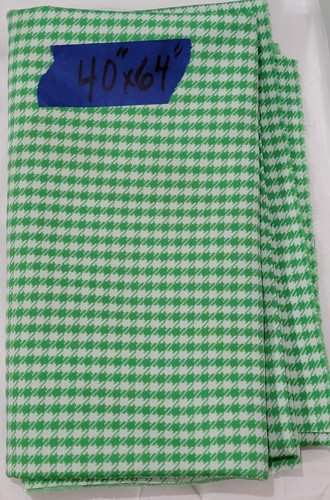 Vintage Karo Kariert Stoff Nähstoff Baumwolle Synthetik 6 Stück Grün Blau - Bild 6 von 10