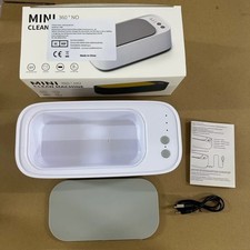 Ultrasonic Jewelry Cleaner Machine 6V Portable Eyeglasses Pacifier