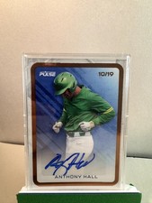  Anthony Hall Prospect AUTO 10/19 NY Yankees/Oregon Duck |  2025 Pulse Baseball
