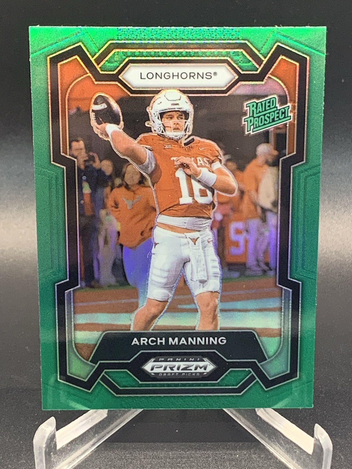 2024  Prizm Draft Picks - Rated Prospect Arch Manning #192 Green Prizm
