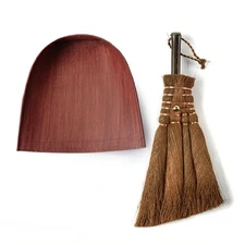 Handmade Mini Broom and Dustpan Set Yamamoto Katsunosuke Shoten Japan Craft
