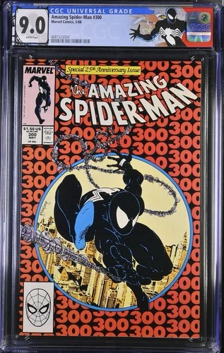 Amazing Spider-Man #300 Marvel 1988 1st Appearance Venom CGC 9.0 Custom Label