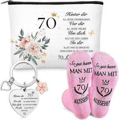 Weewooday Geburtstagsgeschenk für Frauen inklusive Kosmetiktasche für Frauen S