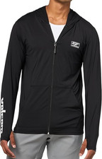 VOLCOM MODSTONE Zip Hooded L/S Rashguard - Black - Medium - NWT