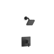 Kohler Venza TS2812-4G-BL Shower Faucet Trim Kit   Matte Black, 1  Handle