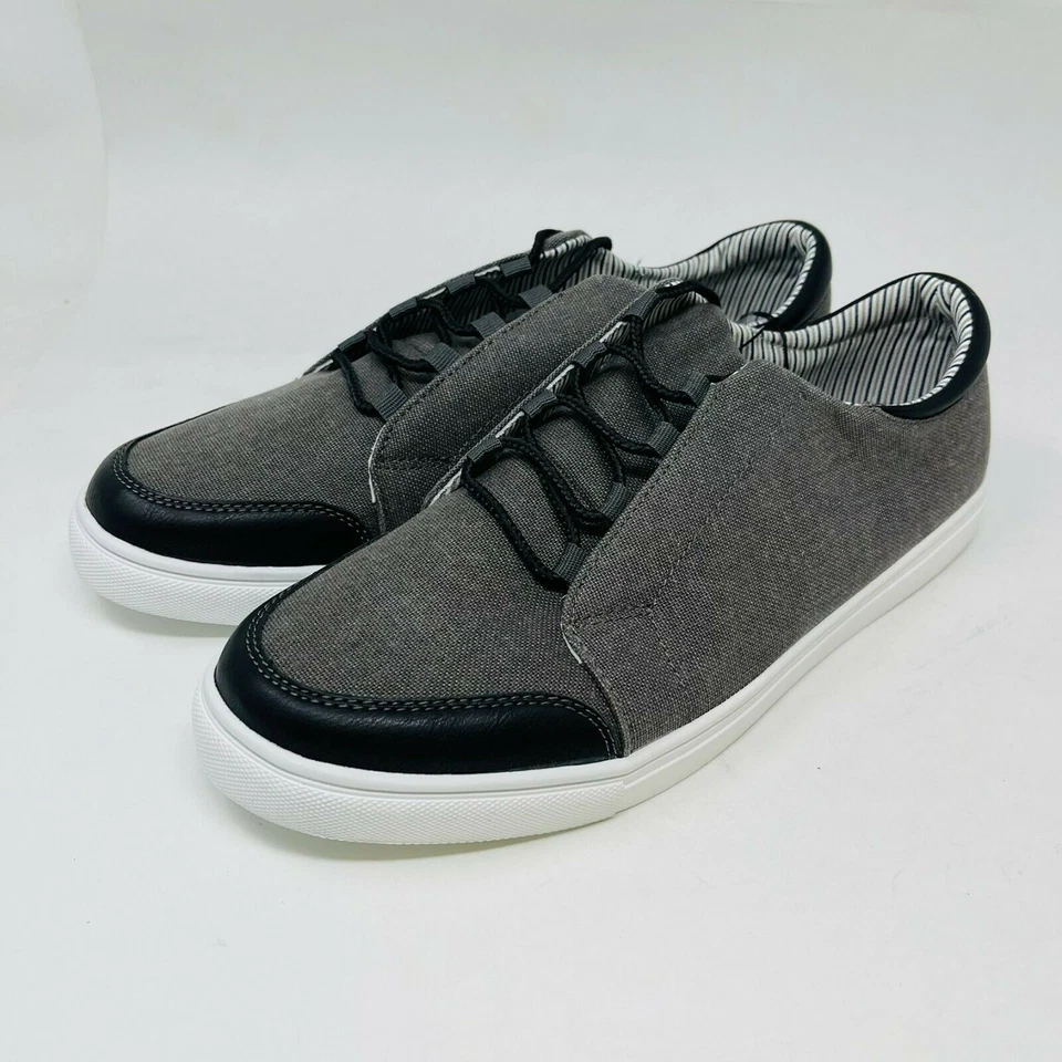 Nueva Zapatilla Deportiva LUKEES by MUK LUKS Para Hombre Talla 11M Cruise Glide Negra Gris Nueva en Caja Foto 4 de 4
