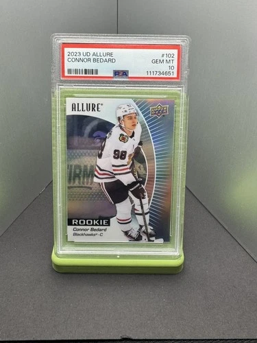 2023 UPPER DECK ALLURE #102 CONNOR BEDARD ROOKIE RC PSA 10