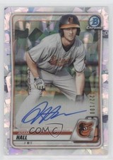 2020 Bowman Chrome Prospects Atomic Refractor 22/100 Adam Hall #CPA-AH Auto 0m8