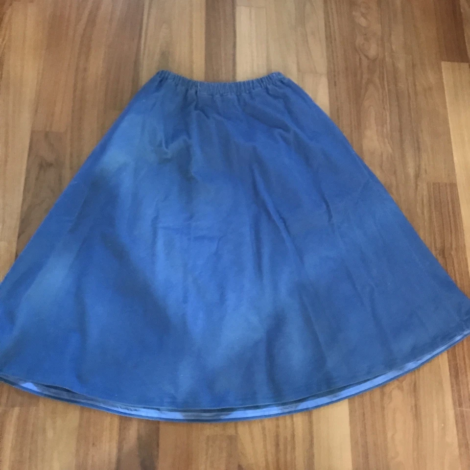 Hecho a mano años 50 para mujer Pana Falda Caniche Disfraz Retro Fiestas Cintura 13,5 Foto 4 de 4