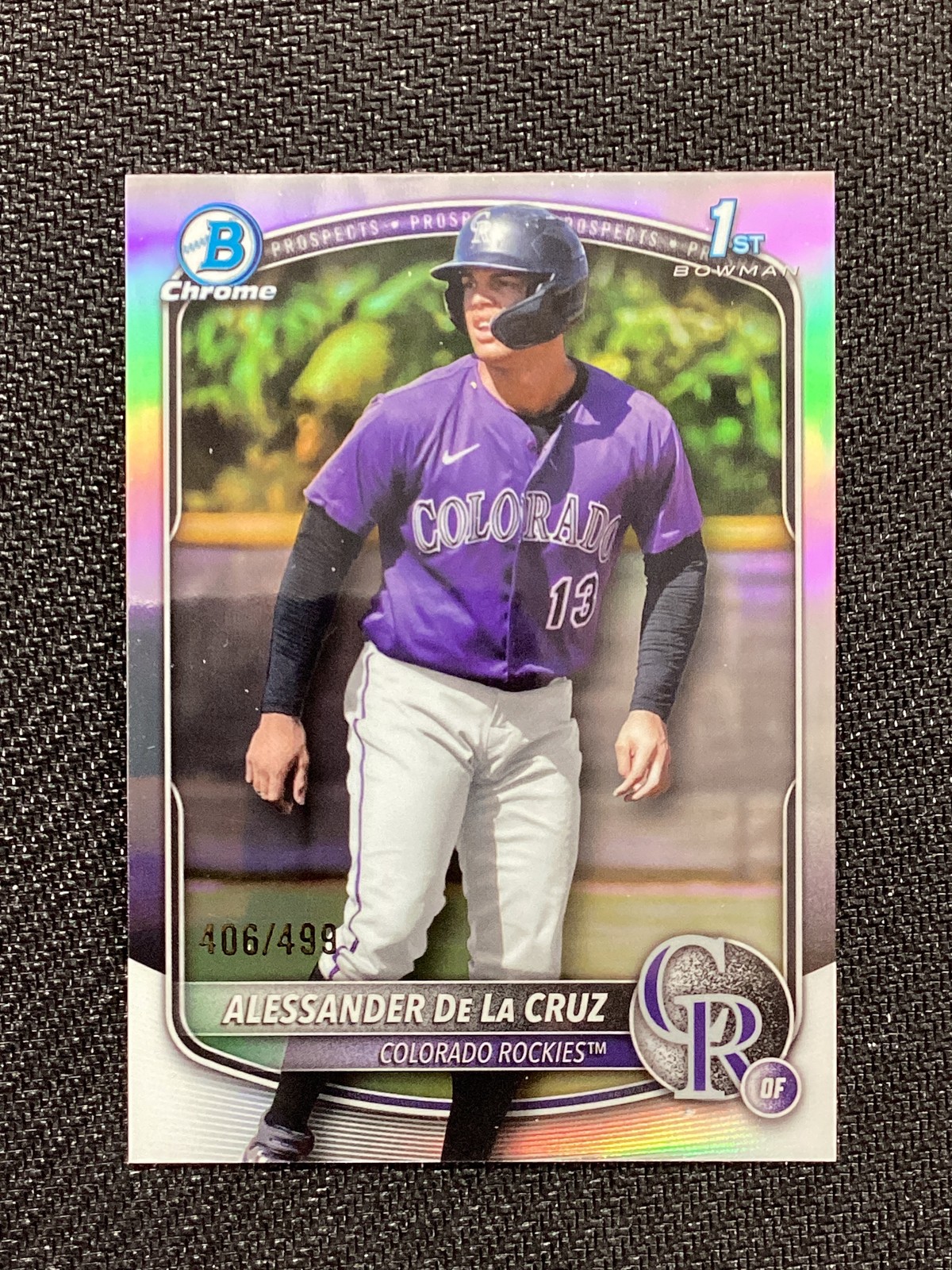 2025 Bowman Chrome #BCP-219 Alessander De La Cruz Prospects Refractor /499