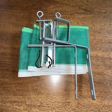 Vintage, Made In Hong Kong- Table Tennis Ping Pong Net and Brackets 65 Inches