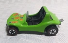 Vintage 1969 Dune Daddy Hot Wheels Car  Green With Flowers Red Line Wheels