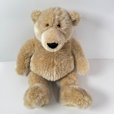 Vtg Gund Zane XL Teddy Bear Tan Plush Faux Fur Stuffed Animal HTF 24"