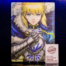 Saber Oversized A4 Premium Trading Card Double sided MSP Board Fate/Grand Order