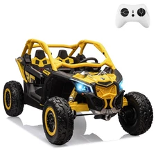 Kids 24V Electric Vehicle Ride On UTV with Remote Control 2 Seats Off-Road Car