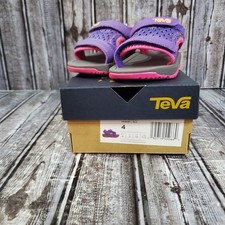 TEVA Toddler Psyclone XLT Sporty Mesh Water Sandals Shoes Purple Pink Size 4