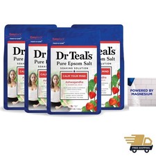 Pure Epsom Salt, Ashwagandha  Essential Oils, 3 lbs Pack of 4  3 lbs, Pack ...