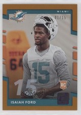 2017 Panini Donruss Rookies Jersey Number 1/15 Isaiah Ford #387 1k5