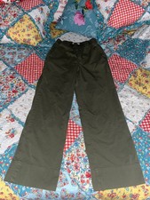 Everlane Women's The Easy Pant Size 4 Green Organic Cotton Pull-On