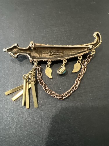 vintage hollycraft brooch Signed Estate Jewelry - Picture 8 of 12