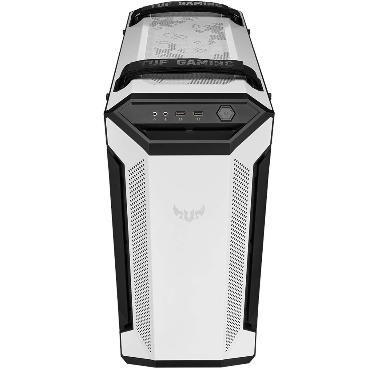 ASUS TUF Gaming GT501 White Edition Mid-Tower Computer Case for up