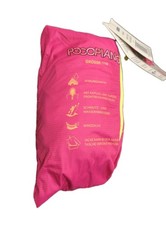 Wind- & Regenjacke Gr. 116 Pocopiano pink m. neongelben Reißverschlüssen in...