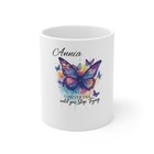 You Never Fail until you stop trying - Inspirational Butterfly Mug 11 oz