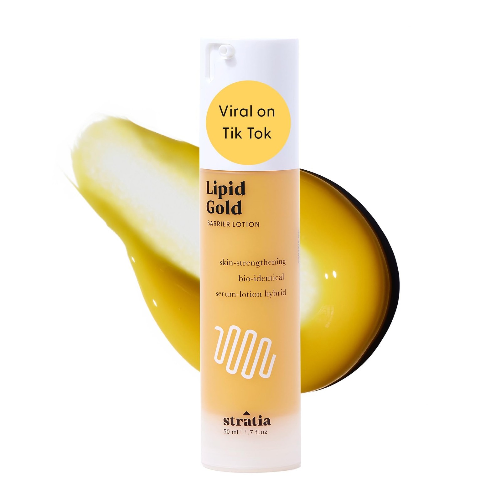 Skin Moisturizer Ceramide Niacinamide 1.7 Fl Oz Stratia Lipid Gold Hydrates