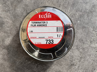 RARE EN 35 MM BANDE ANNONCE DU FILM TERMINATOR 3