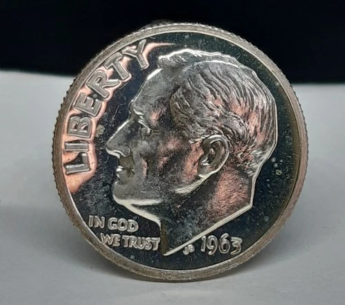 1963 Roosevelt Silver Proof Dime -#A63