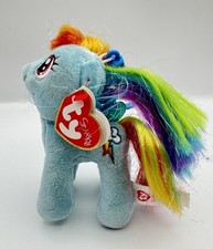 Ty Sparkle RAINBOW DASH MY LITTLE PONY 4" clip RETIRED With Tag Still Attached