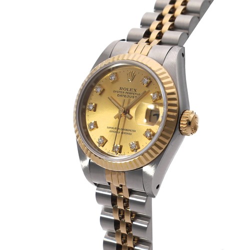 ROLEX Datejust 10P Diamond 69173G 98 series (manufactured around 1987) Champ... - Picture 2 of 4
